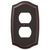 Sonoma Aged Bronze Steel - 1 Duplex Wallplate - Wallplate Warehouse 159DDB 070686573099 1 Duplex