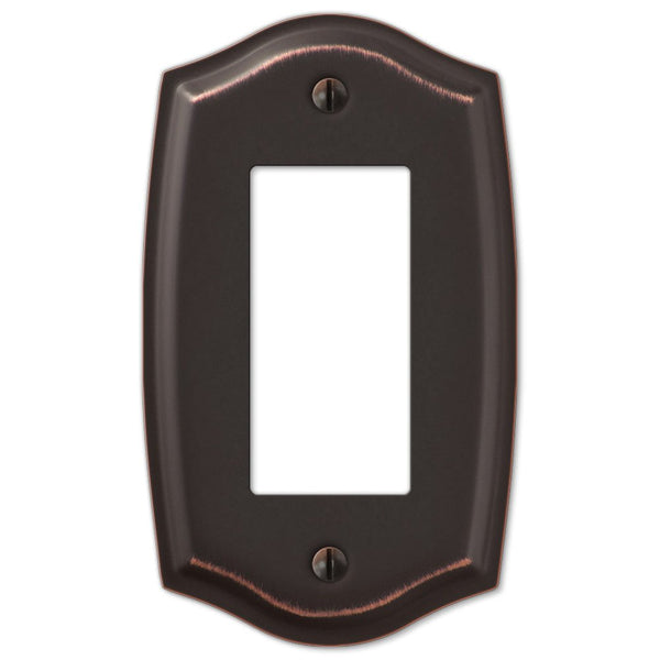 Sonoma Aged Bronze Steel - 1 Rocker Wallplate - Wallplate Warehouse 159RDB 070686573105 1 Rocker