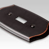 Sonoma Aged Bronze Steel - 2 Toggle / 1 Rocker Wallplate - Wallplate Warehouse 159TTRDB 070686574065 2 Toggle / 1 Rocker