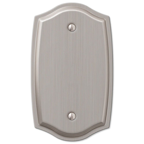 Sonoma Brushed Nickel Steel - 1 Blank Wallplate - Wallplate Warehouse 159BBN 0'070686572924 1 Blank