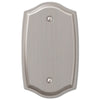 Sonoma Brushed Nickel Steel - 1 Blank Wallplate - Wallplate Warehouse 159BBN 0'070686572924 1 Blank