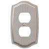 Sonoma Brushed Nickel Steel - 1 Duplex Wallplate - Wallplate Warehouse 159DBN 070686572948 1 Duplex