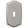 Sonoma Brushed Nickel Steel - 1 Toggle Wallplate - Wallplate Warehouse 159TBN 070686572931 1 Toggle