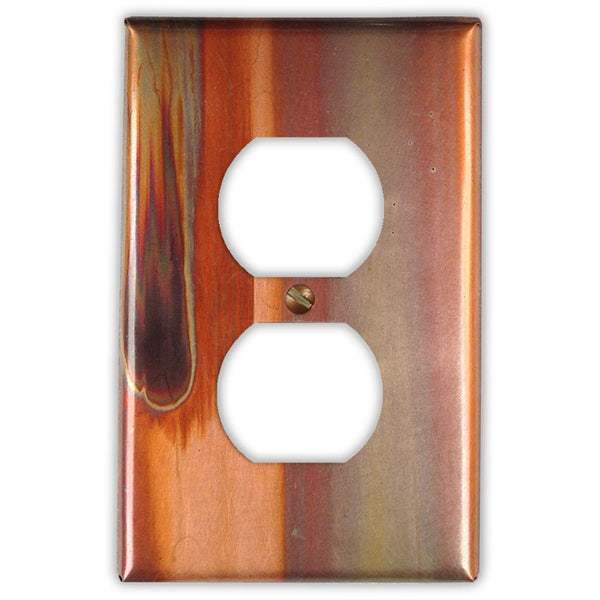 Stellar Copper - 1 Duplex Wallplate - Wallplate Warehouse STELCOP1D 819332025199 1 Duplex