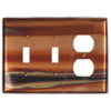 Stellar Copper - 2 Toggle / 1 Duplex Wallplate - Wallplate Warehouse STELCOP2T1D 819332025182 2 Toggle / 1 Duplex