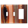 Stellar Copper - 2 Toggle / 1 Rocker Wallplate - Wallplate Warehouse STELCOP2T1R 819332025175 2 Toggle / 1 Rocker