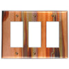 Stellar Copper - 3 Rocker Wallplate - Wallplate Warehouse STELCOP3R 819332025113 3 Rocker