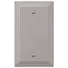 Steps Satin Nickel Cast - 1 Blank Wallplate - Wallplate Warehouse 84BN 070686557914 1 Blank