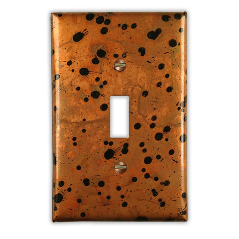 Sunburst Copper - 1 Toggle Wallplate - Wallplate Warehouse SUNBCOP1T 819332025281 1 Toggle