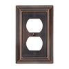 Sydney Aged Bronze Steel - 1 Duplex Wallplate - Wallplate Warehouse 150DDBNB 070686014387 1 Duplex