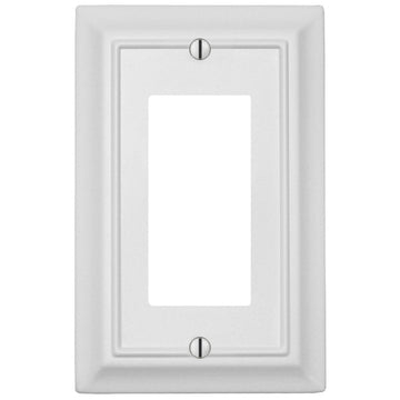 Sydney White Steel - 1 Rocker Wallplate - Wallplate Warehouse 150RWNB 070686014462 1 Rocker