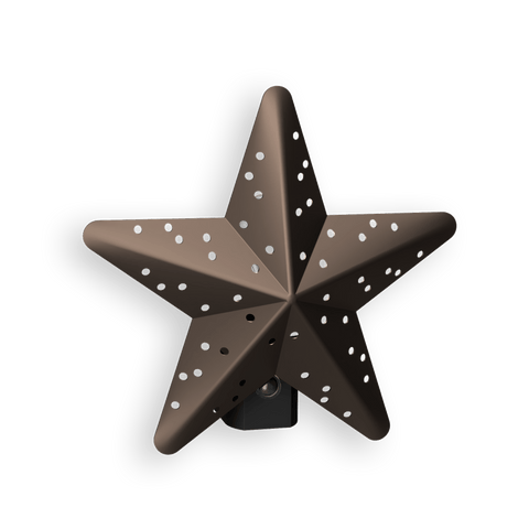 Tin Star Incandescent Automatic Bronze Night Light - Wallplate Warehouse NL - TNST - DB 070686771594 Night Lights