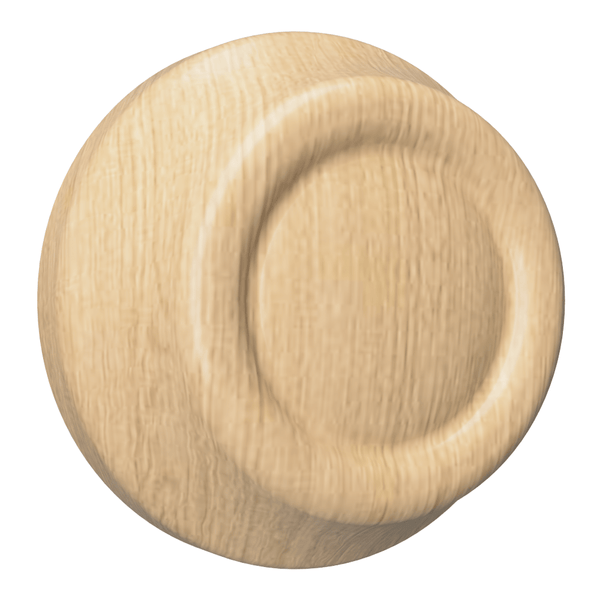 Unfinished Wood Cast - Dimmer Knob - Wallplate Warehouse 947UN 070686391044 Dimmer Knob
