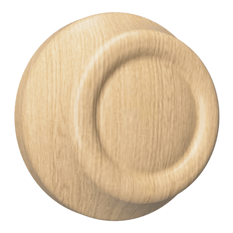 Unfinished Wood Cast - Dimmer Knob - Wallplate Warehouse 947UN 070686391044 Dimmer Knob