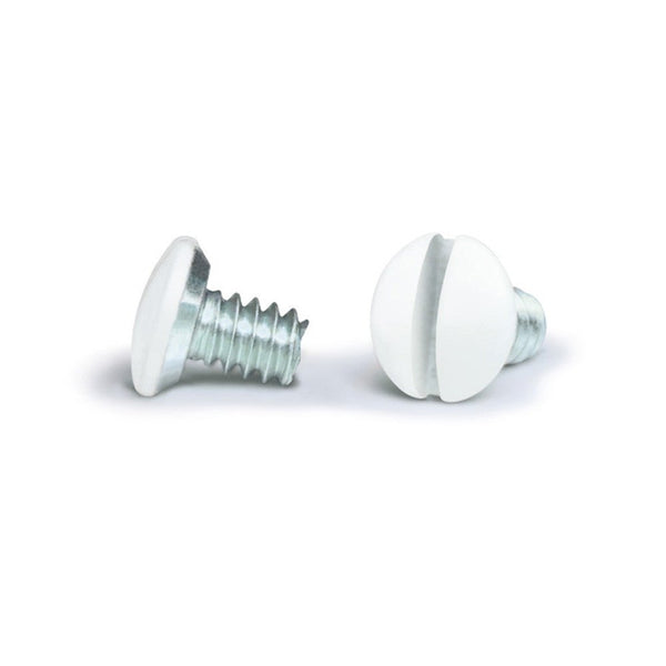 White 1/4 Inch Wallplate Screws - 10 Pack - Wallplate Warehouse PSSW 070686582442 Screws