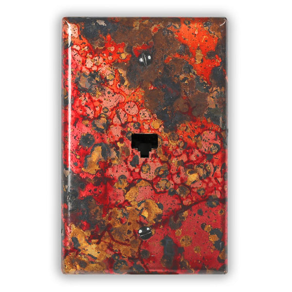 Wild Fire Copper - 1 Data Jack Wallplate - Wallplate Warehouse WIFICOP1DJ 819332026783