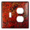 Wild Fire Copper - 1 Toggle / 1 Duplex Wallplate - Wallplate Warehouse WIFICOP1T1D 819332026417 1 Toggle / 1 Duplex