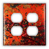 Wild Fire Copper - 2 Duplex Wallplate - Wallplate Warehouse WIFICOP2D 819332026462 2 Duplex