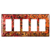 Wild Fire Copper - 5 Rocker Wallplate - Wallplate Warehouse WIFICOP5R 819332026394 5 Rocker