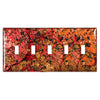 Wild Fire Copper - 5 Toggle Wallplate - Wallplate Warehouse WIFICOP5T 819332026349 5 Toggle