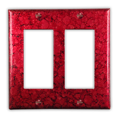 Wine Red Copper - 2 Rocker Wallplate - Wallplate Warehouse WIRDCOP2R 819332026875 2 Rocker
