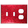 Wine Red Copper - 2 Toggle / 1 Duplex Wallplate - Wallplate Warehouse WIRDCOP2T1D 819332026950 2 Toggle / 1 Duplex
