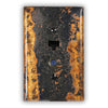 Zebra Copper - 1 Data Jack / 1 Cable Jack Wallplate - Wallplate Warehouse ZEBRCOP1DJ1CJ 819332027285