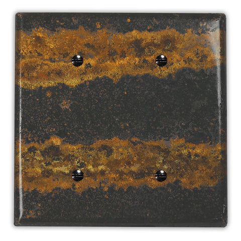 Zebra Copper - 2 Blank Wallplate - Wallplate Warehouse ZEBRCOP2B 819332027230 2 Blank