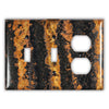 Zebra Copper - 2 Toggle / 1 Duplex Wallplate - Wallplate Warehouse ZEBRCOP2T1D 819332027193 2 Toggle / 1 Duplex