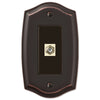 Sonoma Aged Bronze Steel - 1 Cable Jack Wallplate - Wallplate Warehouse