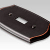 Sonoma Aged Bronze Steel - 1 Phone Jack Wallplate