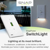 SnapPower Switchlight 3 & 4 Way - 1 Toggle, Light Almond