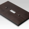 Elan Aged Bronze Cast - 1 Cable Jack Wallplate