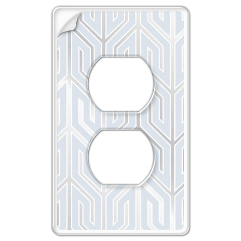 Paper-It Clear Screwless Plastic - 1 Toggle Wallplate –