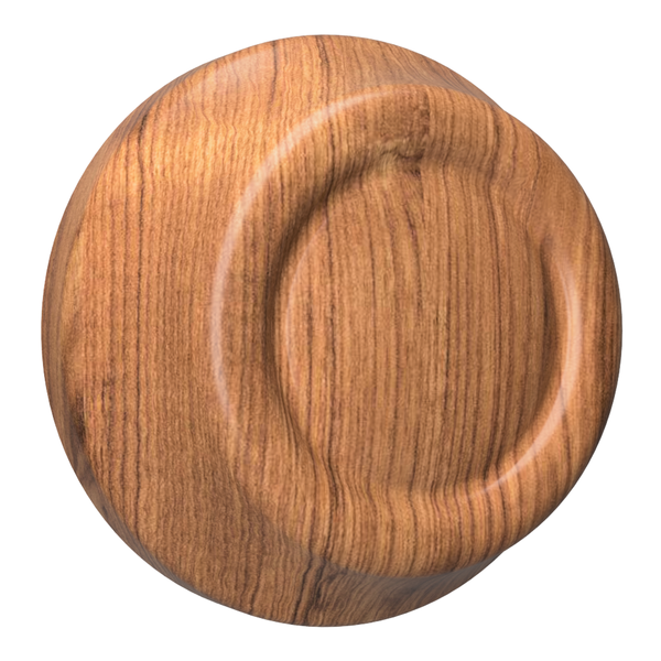 Medium Finish Oak Wood - Dimmer Knob