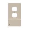 LumiCover LED Night Light & Dual USB Charger - Duplex - Light Almond