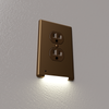 LumiCover LED Night Light - Duplex - Aged Bronze