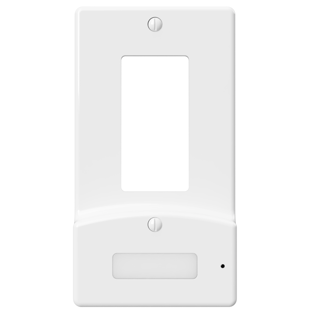 Westek LCR-PDDO-W LumiCover Nightlight Power Failure Wall Plate, White