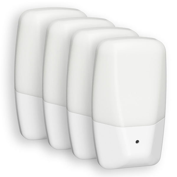 Aria LED Automatic Frosted Night Light - 4 Pack