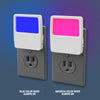 Glow LED Always-On Two Color Night Light - 2 Pack