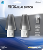 Tipi LED Manual Clear Night Light - 2 Pack