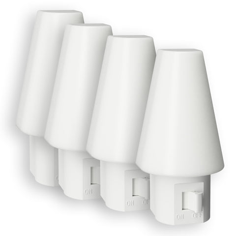 Tipi LED Manual Frosted Night Light - 4 Pack