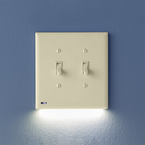 Switchlight - Double Gang - Light Almond, Toggle