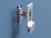 LumiCover LED Night Light & Dual USB Charger - Decora - Nickel