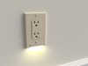 LumiCover LED Night Light - Decora - Light Almond - Wallplate Warehouse LCR - CDDO - AL 070686771730 Night Lights